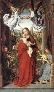 DAVID, Gerard Virgin and Child with Four Angels de Sweden oil painting artist